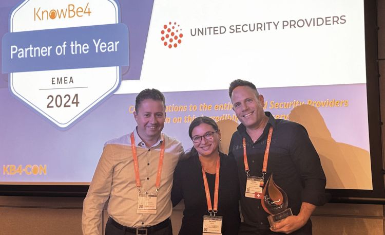 United Security Providers ist KnowBe4-Partner 2024 in EMEA 